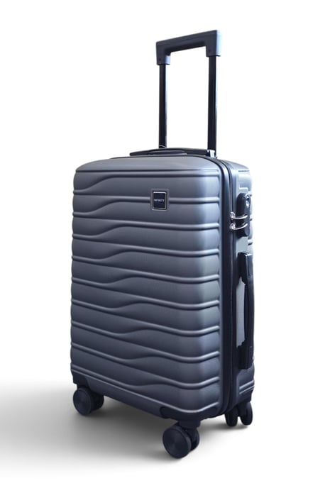Hard Shell Grey Cabin 48 x 37 x 20 cm Luggage Suitcase - Voyage - Image 5