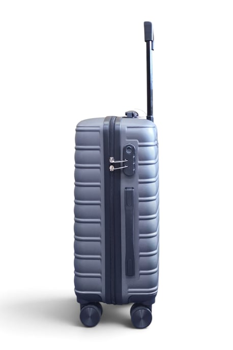Hard Shell Grey Cabin 48 x 37 x 20 cm Luggage Suitcase - Voyage - Image 6