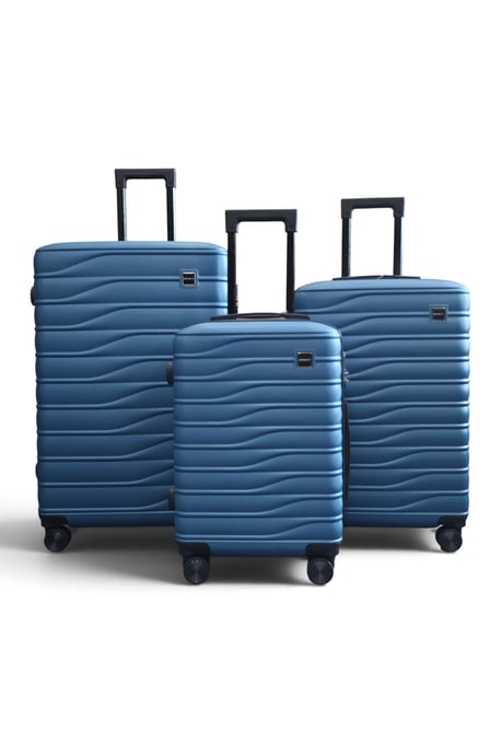 Hardshell blauwe 8-wielige bagagekoffer Tas Koffer - Voyage - Image 1