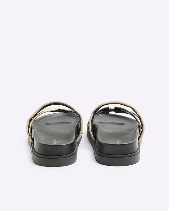 River Island Womens Sandals Beige Cut Out Detail Shoes - Image 2