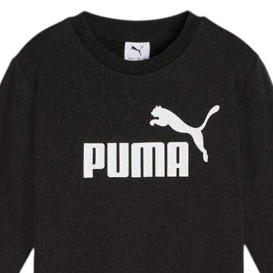 Puma Träningsset i fleece med logotyp nr 1 för barn/ungdomar (Svart) - Image 3