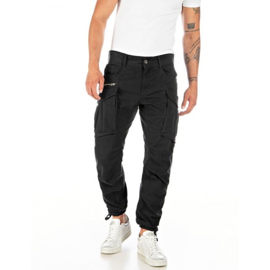 Replay M9873a joe heren cargo pant black rep - Image 1