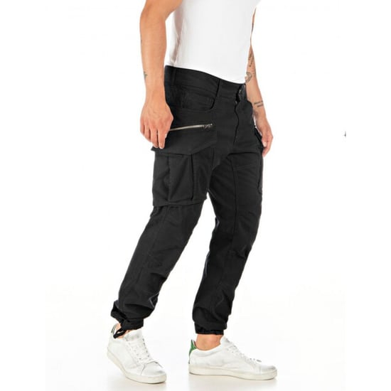 Replay M9873a joe heren cargo pant black rep - Image 4