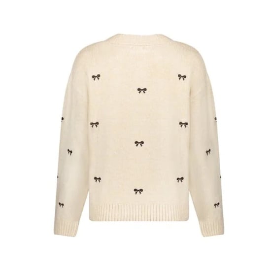 Geisha 64538-23 720 pullover embro bowtie sand/dark brown - Image 3