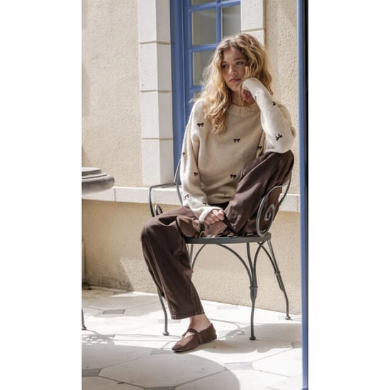 Geisha 64538-23 720 pullover embro bowtie sand/dark brown - Image 5