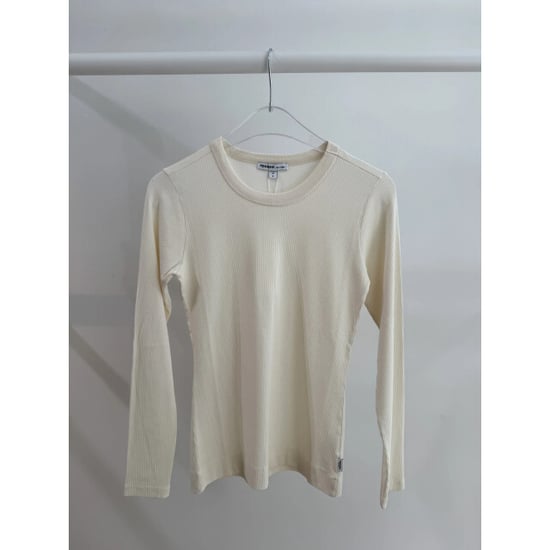 Penn & Ink W26f1963 5 penn en ink longsleeve ecru - Image 1