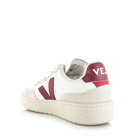 Veja V-90 o.t. leather white marsala lage sneakers unisex - Image 4