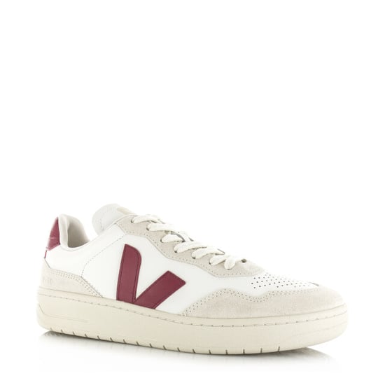 Veja V-90 o.t. leather white marsala lage sneakers unisex - Image 5