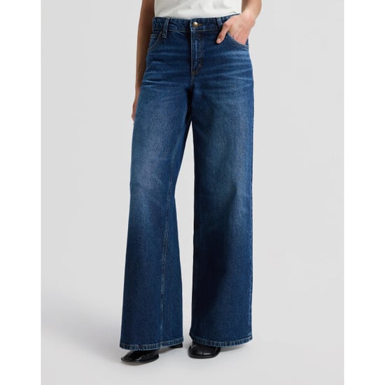 Lee Hope dames mid rise baggy wide leg jeans flash blue - Image 1