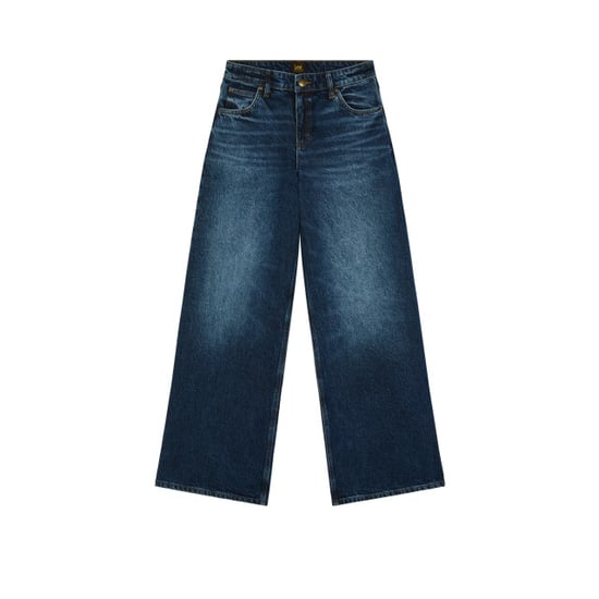 Lee Hope dames mid rise baggy wide leg jeans flash blue - Image 3