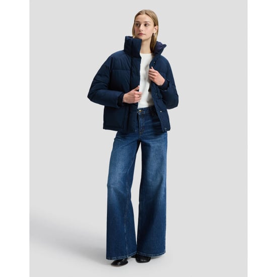 Lee Hope dames mid rise baggy wide leg jeans flash blue - Image 6