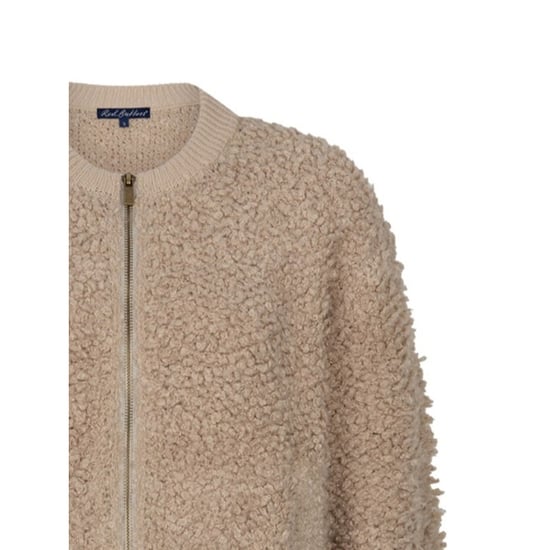 Red Button Rb bomber knit boucle latte - Image 2