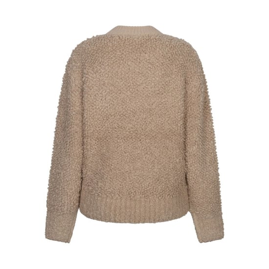 Red Button Rb bomber knit boucle latte - Image 3