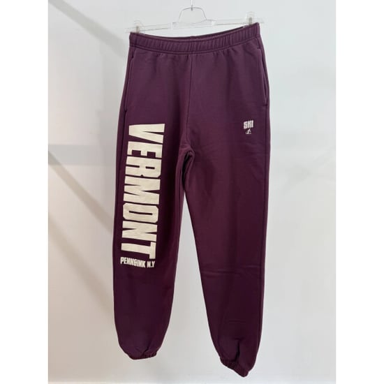 Penn & Ink W26f1932 351-5 penn en ink trousers print aubergine ecru - Image 1