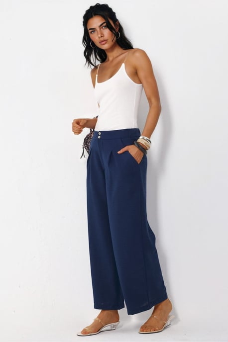 Dames Hoge Taille Wijde Broek - Image 4