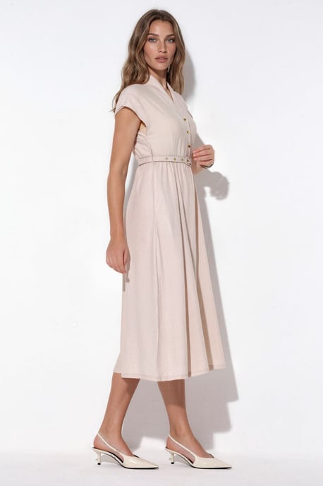 Textured Gelaagde Maxi Jurk - Image 2
