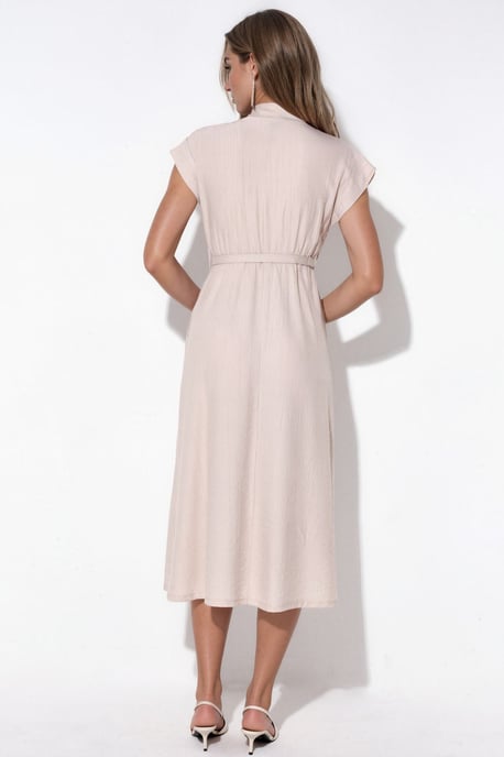 Textured Gelaagde Maxi Jurk - Image 3