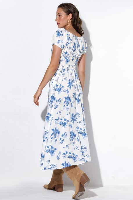 Bloemige Viscose Maxi Jurk - Image 3