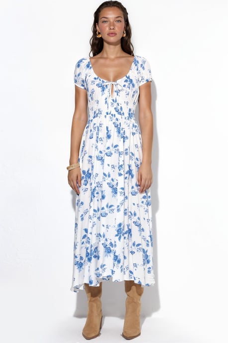 Bloemige Viscose Maxi Jurk - Image 5