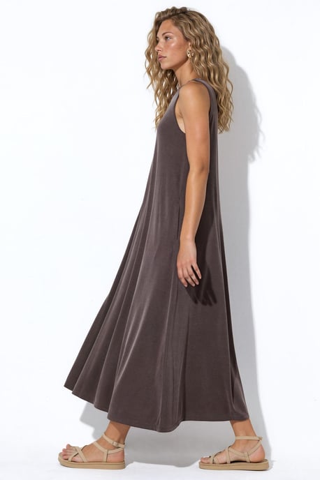 Sleeveless Maxi Jersey Dress - Image 2