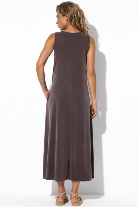 Sleeveless Maxi Jersey Dress - Image 3