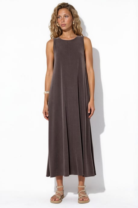 Sleeveless Maxi Jersey Dress - Image 5