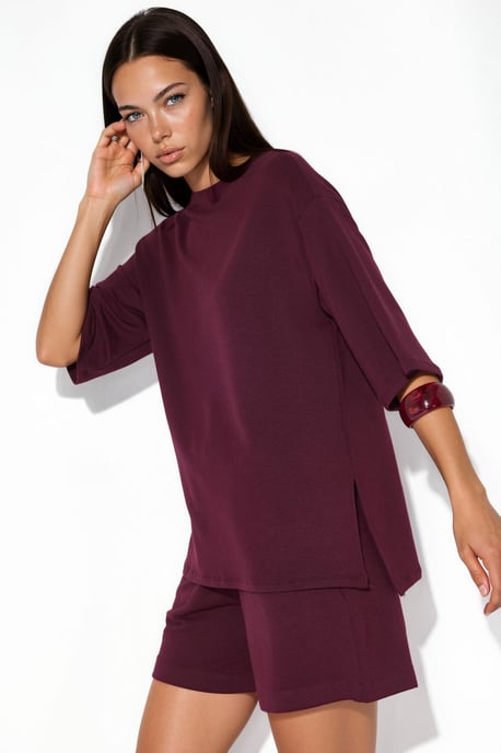 Dames Losse Crew Neck T-shirt - Image 2