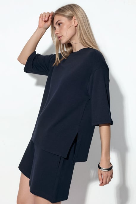 Dames Losse Crew Neck T-shirt - Image 2