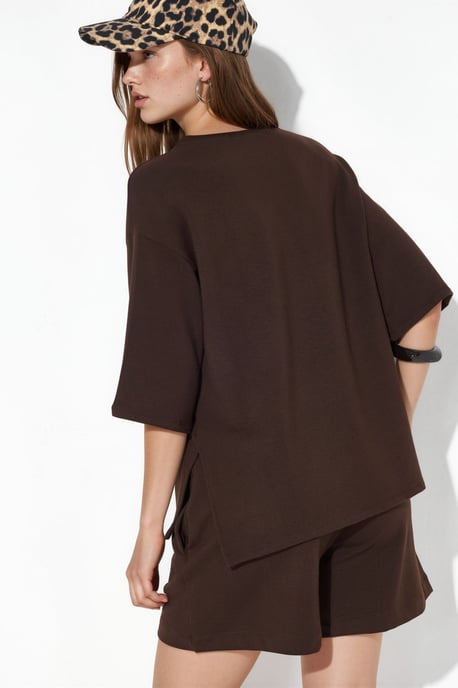 Dames Losse Crew Neck T-shirt - Image 3