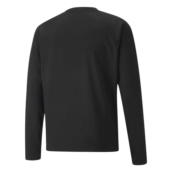 Puma Heren TeamLIGA Langsleeve T-Shirt (Zwart/Wit) - Image 2