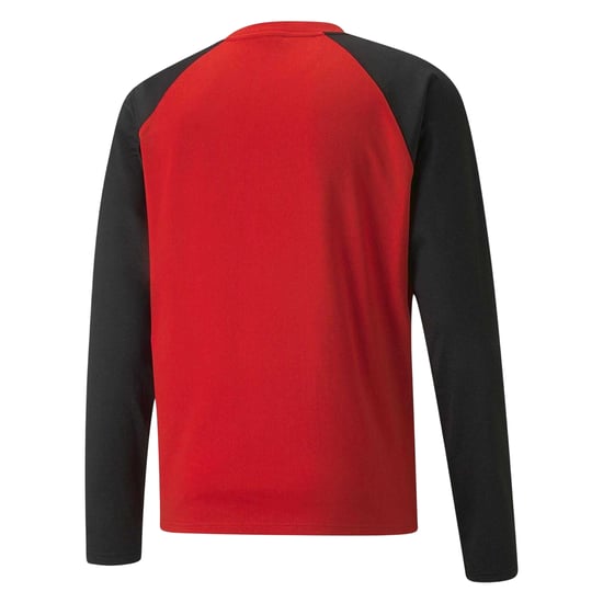Puma Heren TeamLIGA Langsleeve T-Shirt (Rood/Zwart) - Image 2