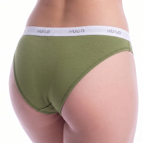 Dames Klassieke Elastische Katoenen Slip met Logo 50557102 - Image 3