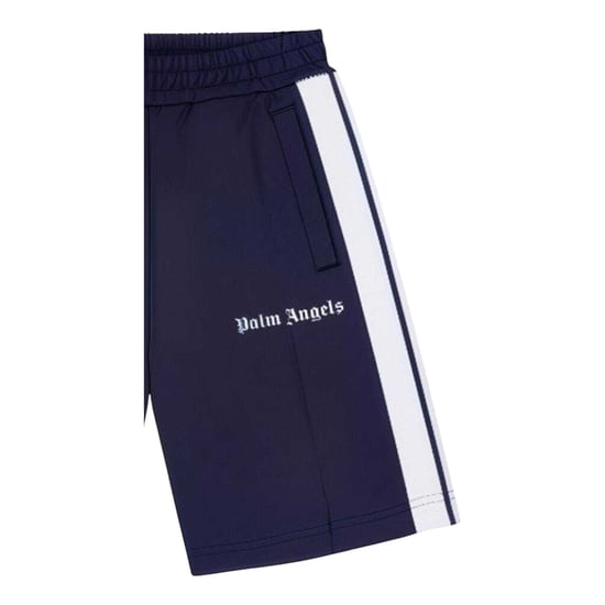 Palm Angels Barn Woven Classic Logo Track Shorts (Marinblå/Vit) - Image 2