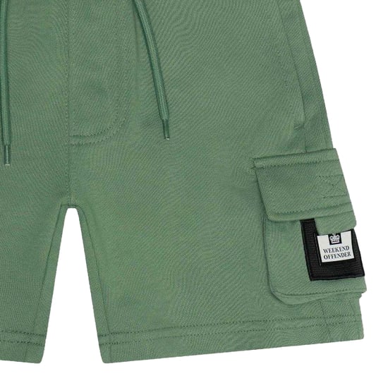 Weekend Offender Pojkar Ny Carillo Regular Shorts (Mörkgrön) - Image 3