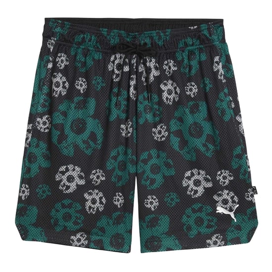 Puma Hoopocalypse omkeerbare basketbalshorts voor heren (Zwart) - Image 1