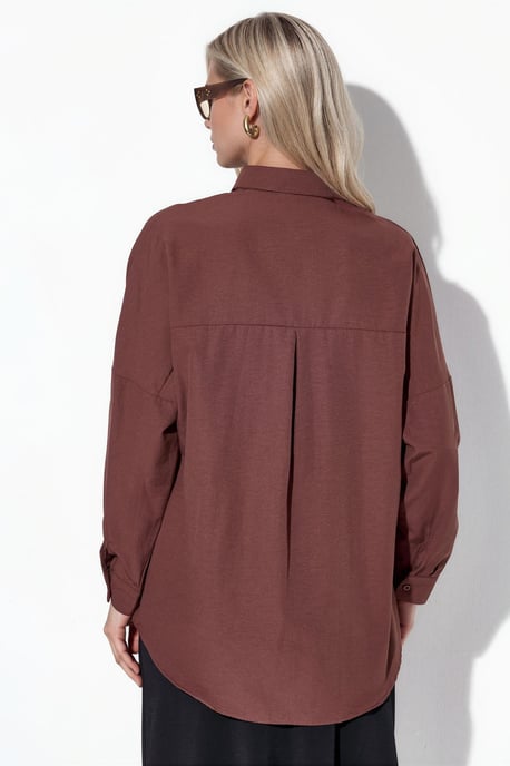 Oversized Lange Mouwen Poplin Shirt - Image 3