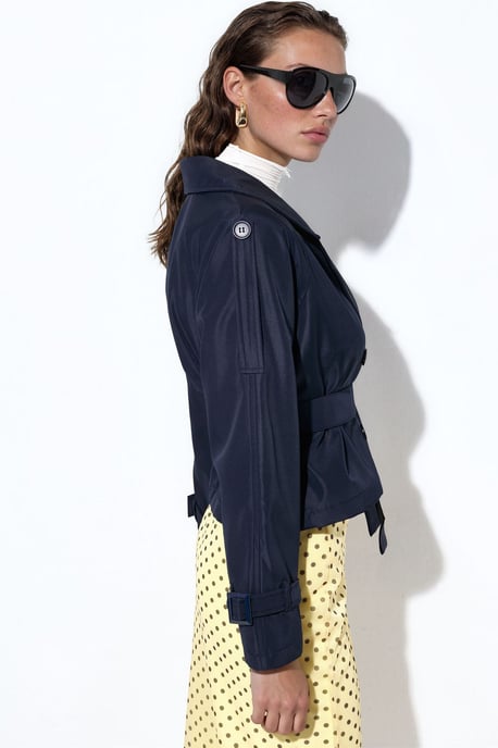 Kort bälte Trench Coat - Image 2