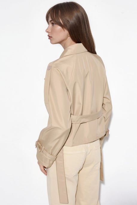 Kort bälte Trench Coat - Image 3