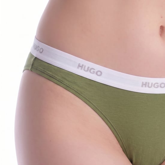 Dames Elastische Katoenen String met Logo 50557101 - Image 2