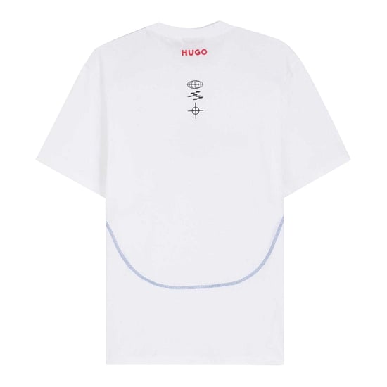 Hugo Unisex Adult Crew Neck Short-Sleeved Competition T-Shirt (White) - Image 2