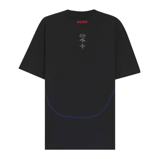 Hugo Unisex Adult Crew Neck Short-Sleeved Competition T-Shirt (Black) - Image 2