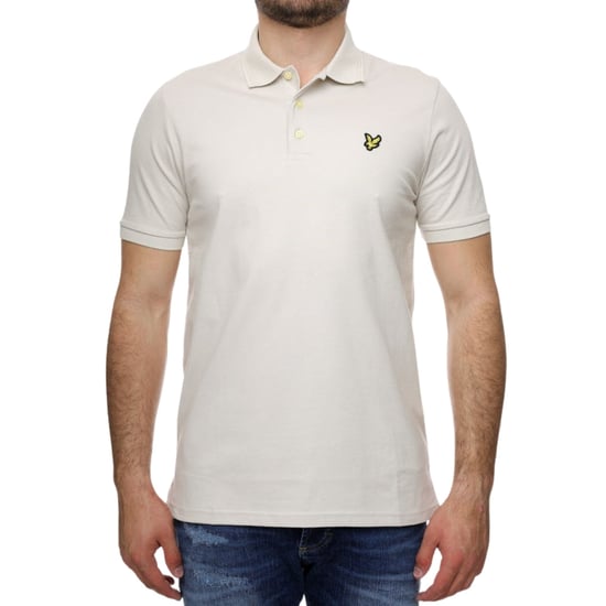 Lyle & Scott Rally Tipped pikétröja för män i grått - Image 6
