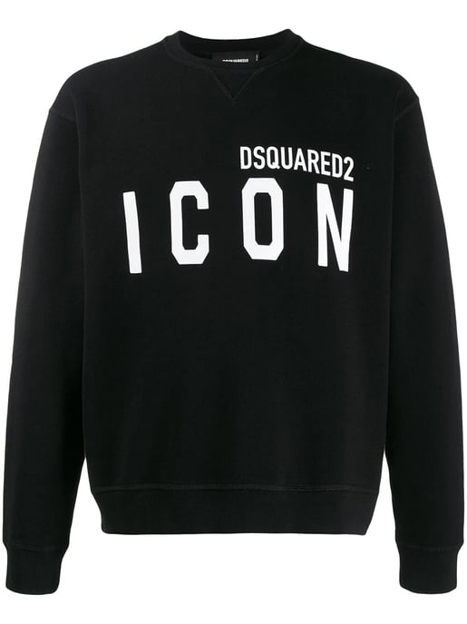 Dsquared2 Icon Logo Sweatshirt Black - Image 1