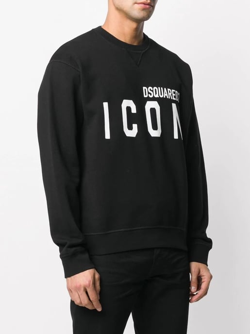 Dsquared2 Icon Logo Sweatshirt Black - Image 5