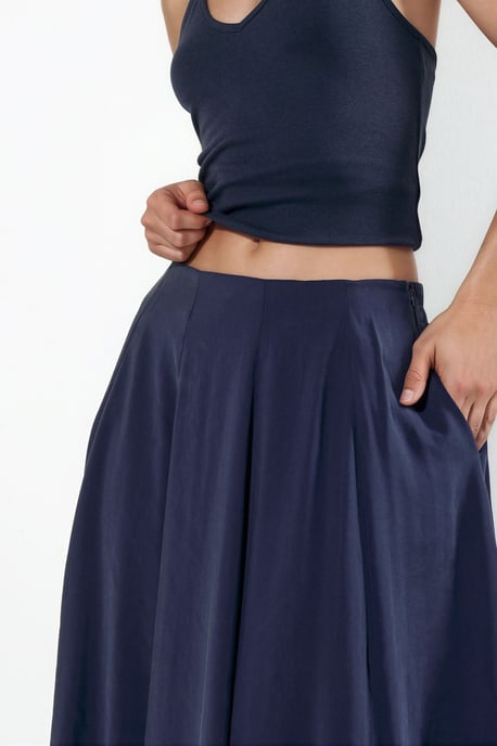 Hoge Taille Maxi A-Lijn Rok - Image 4