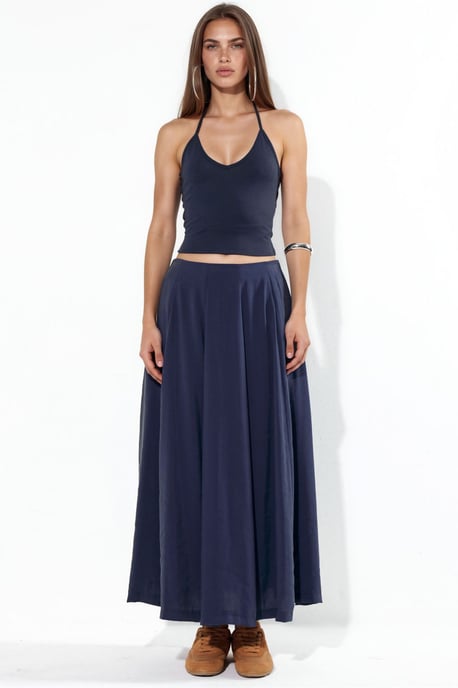 Hoge Taille Maxi A-Lijn Rok - Image 5