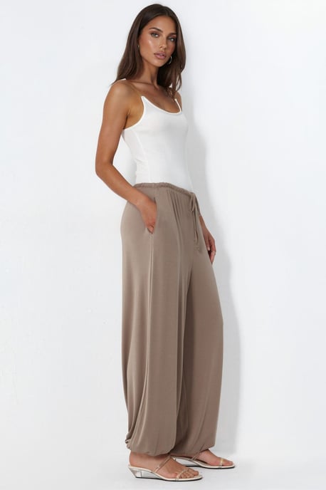 Dames Lange Elastische Taille Joggingbroek - Image 4