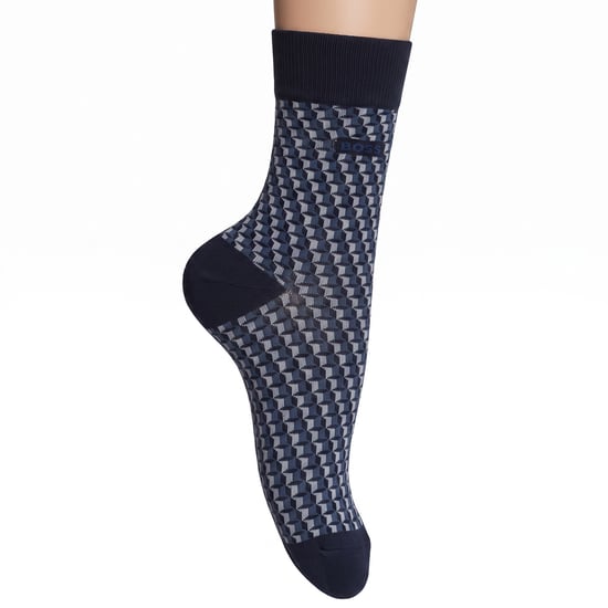 Pack of 2 Pairs of Men's Mid-Calf Cotton Socks 50559422 - Image 4