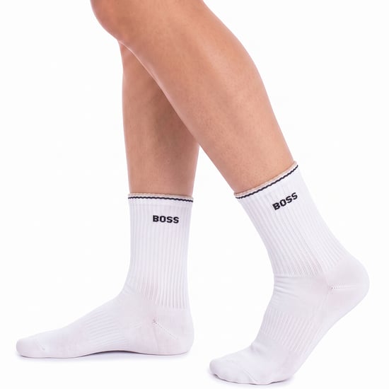 Pack of 3 Pairs of Men's Cotton Mid-Calf Socks 50531597 - Image 2