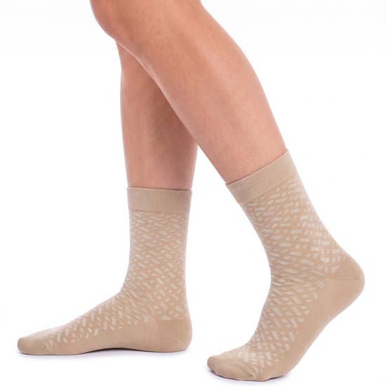 Pack of 2 Pairs of Men's Mid-Calf Cotton Socks 50515141 - Image 2